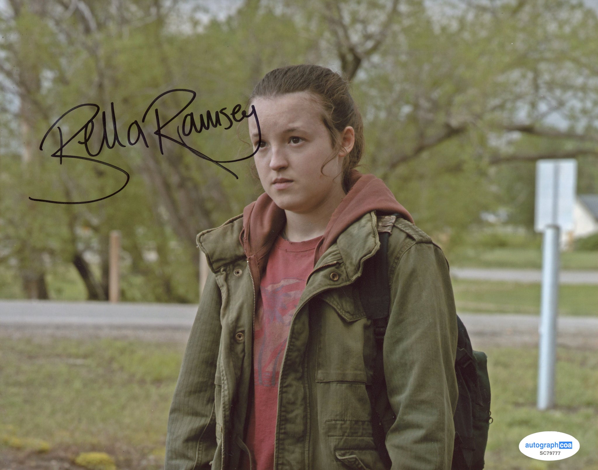 Bella Ramsey Last of Us Signed Autograph 8x10 Photo ACOA