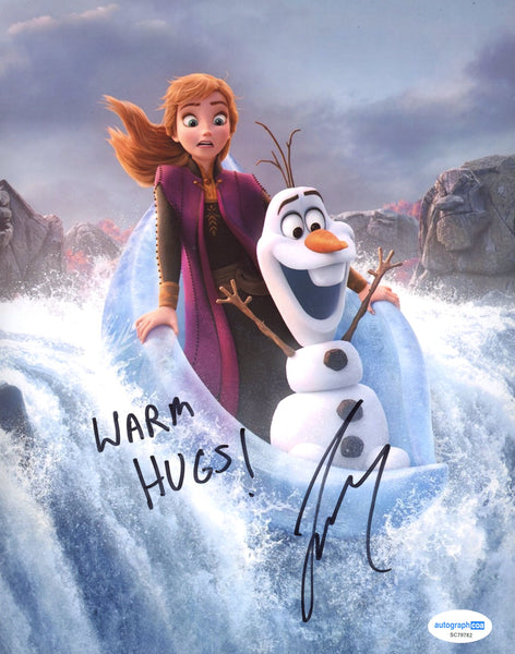 Josh Gad Frozen Signed Autograph 8x10 Photo ACOA