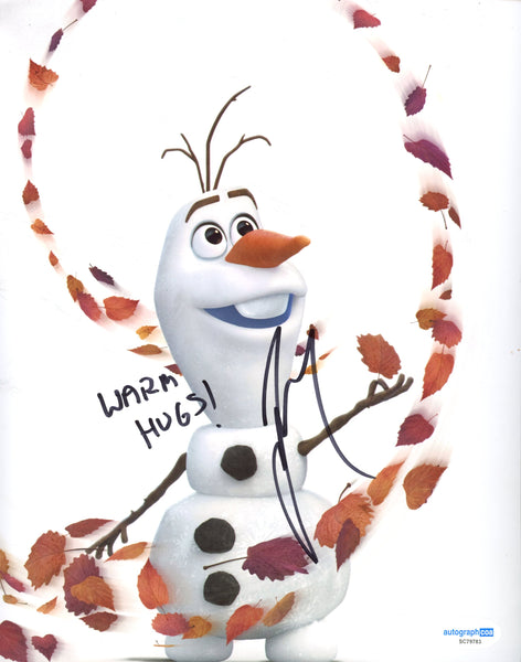 Josh Gad Frozen Signed Autograph 8x10 Photo ACOA