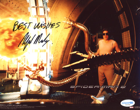 Alfred Molina Spiderman Signed Autograph 8x10 Photo ACOA