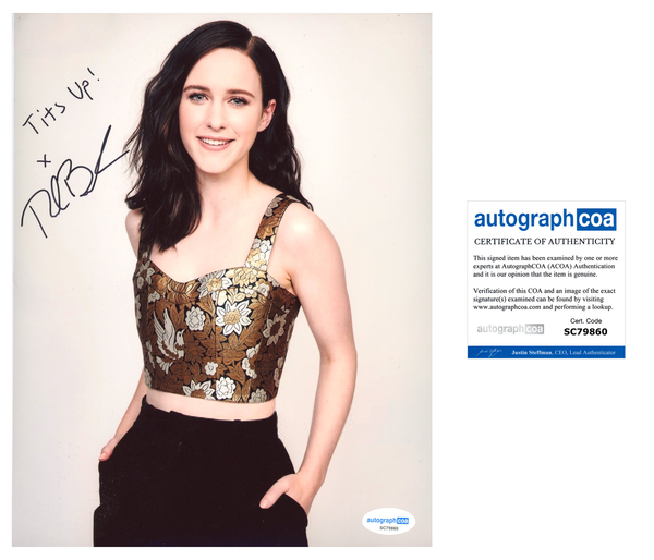 Rachel Brosnahan Sexy Signed Autograph 8x10 Photo ACOA