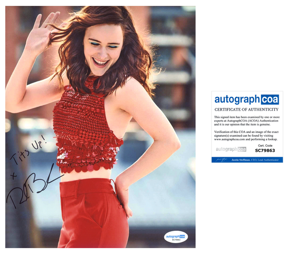 Rachel Brosnahan Sexy Signed Autograph 8x10 Photo ACOA