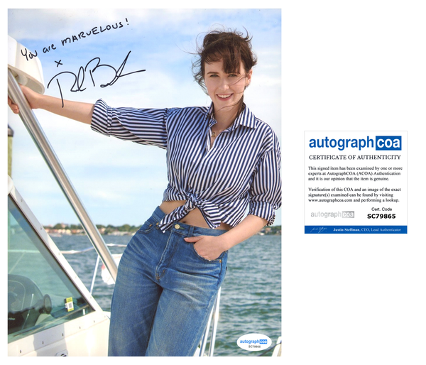 Rachel Brosnahan Sexy Signed Autograph 8x10 Photo ACOA
