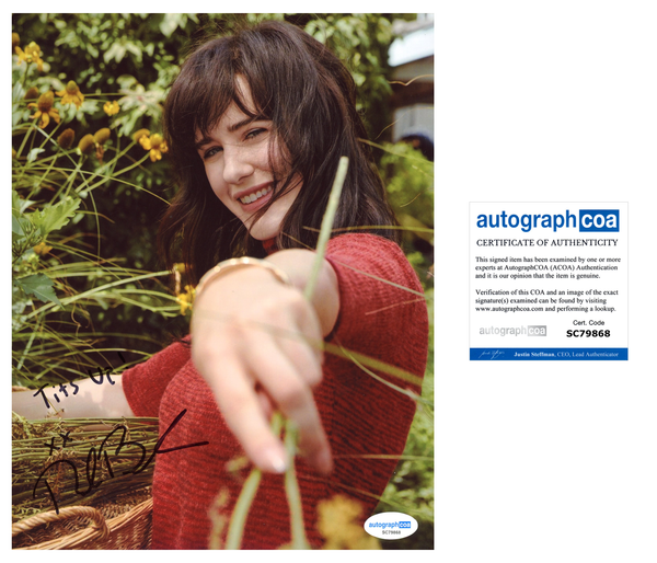 Rachel Brosnahan Sexy Signed Autograph 8x10 Photo ACOA