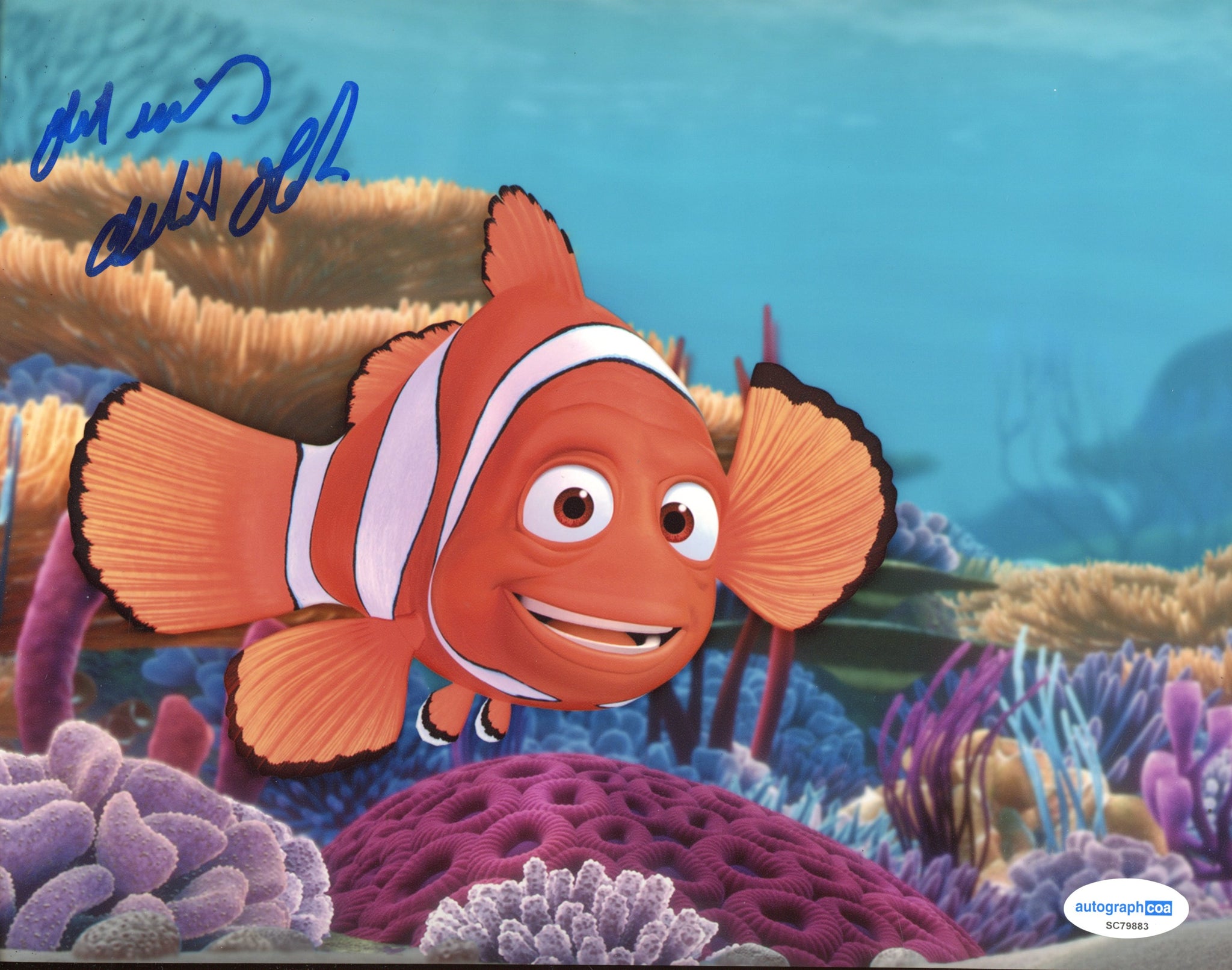 Albert Brooks Finding Nemo Signed Autograph 8x10 Photo ACOA