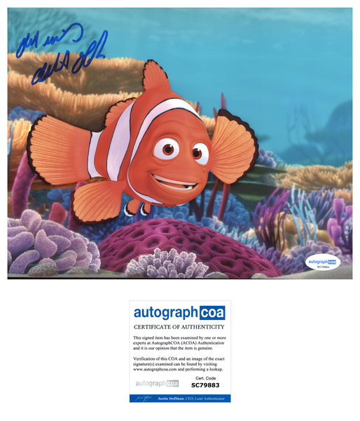 Albert Brooks Finding Nemo Signed Autograph 8x10 Photo ACOA