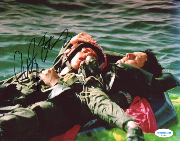 Anthony Edwards Top Gun Signed Autograph 8x10 Photo ACOA