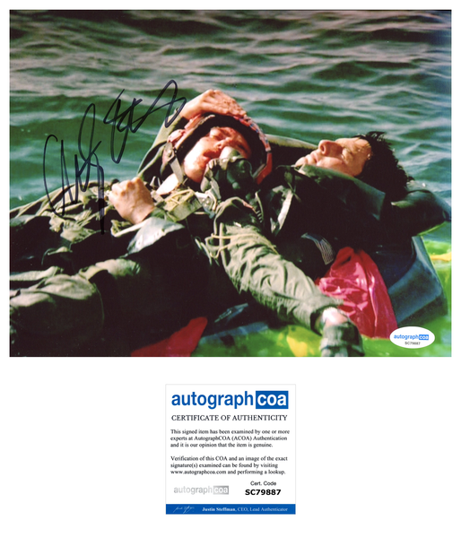 Anthony Edwards Top Gun Signed Autograph 8x10 Photo ACOA