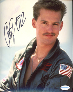 Anthony Edwards Top Gun Signed Autograph 8x10 Photo ACOA