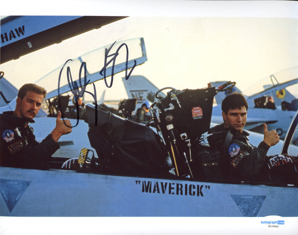 Anthony Edwards Top Gun Signed Autograph 8x10 Photo ACOA