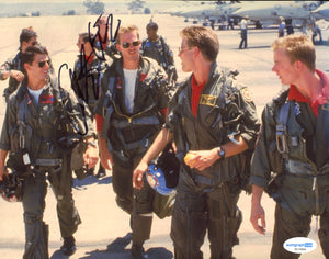 Anthony Edwards Top Gun Signed Autograph 8x10 Photo ACOA