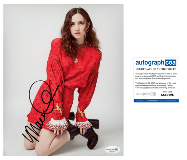 Maude Apatow Sexy Signed Autograph 8x10 Photo ACOA