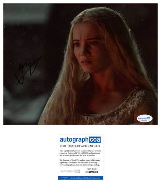 Freya Allan Witcher Signed Autograph 8x10 Photo ACOA
