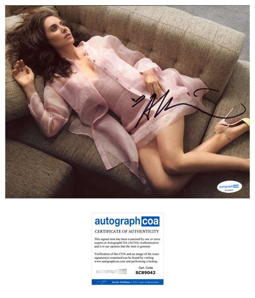 Alison Brie Sexy Signed Autograph 8x10 Photo ACOA