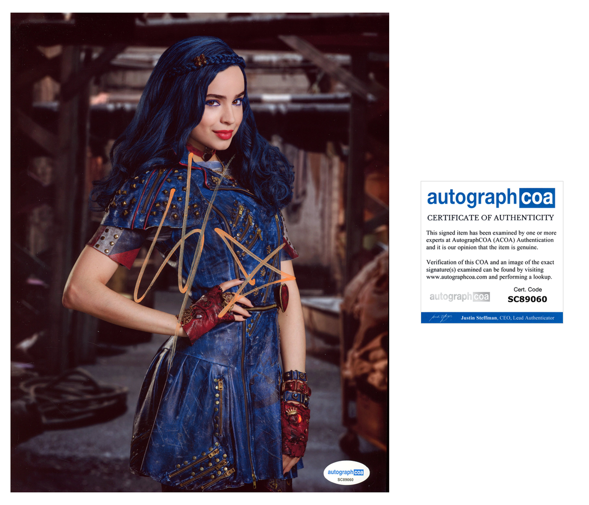 Sofia Carson Descendants Signed Autograph 8x10 Photo ACOA | Outlaw ...