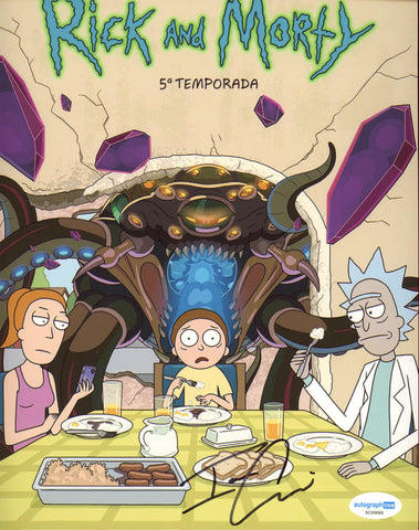 Ian Cardoni Rick and Morty Signed Autograph 8x10 Photo ACOA