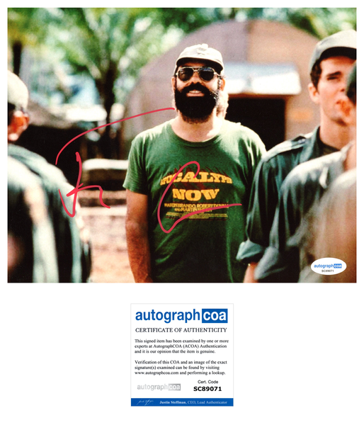 Francis Ford Coppola Apocalypse Now Signed Autograph 8x10 Photo ACOA