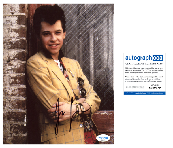 Jon Cryer Pretty in Pink Signed Autograph 8x10 Photo ACOA