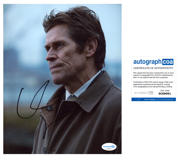 Willem Dafoe John Wick Signed Autograph 8x10 photo ACOA