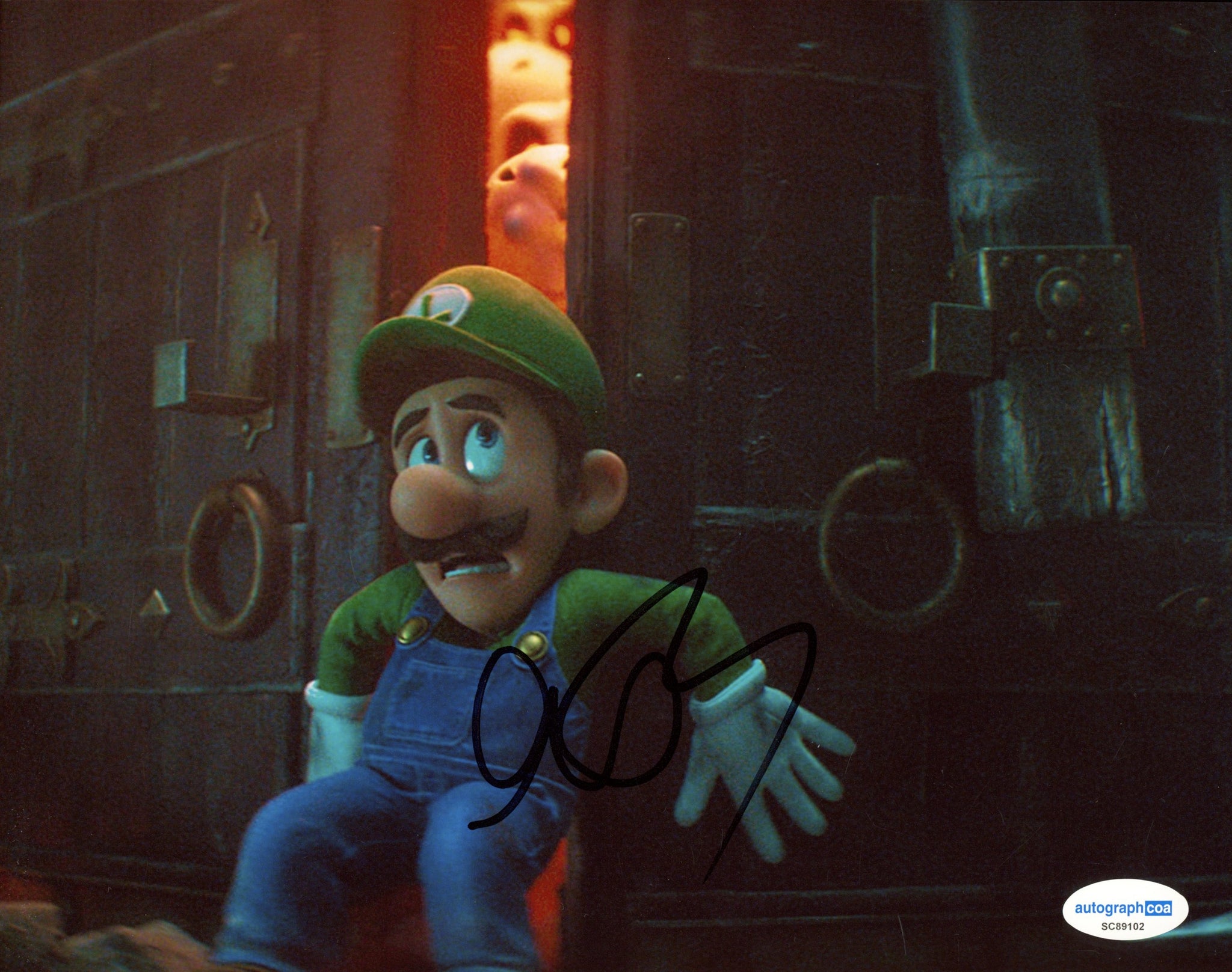 Charlie Day Super Mario Signed Autograph 8x10 Photo ACOA