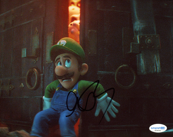 Charlie Day Super Mario Signed Autograph 8x10 Photo ACOA