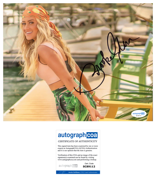 Brooke Eden Sexy Signed Autograph 8x10 Photo ACOA