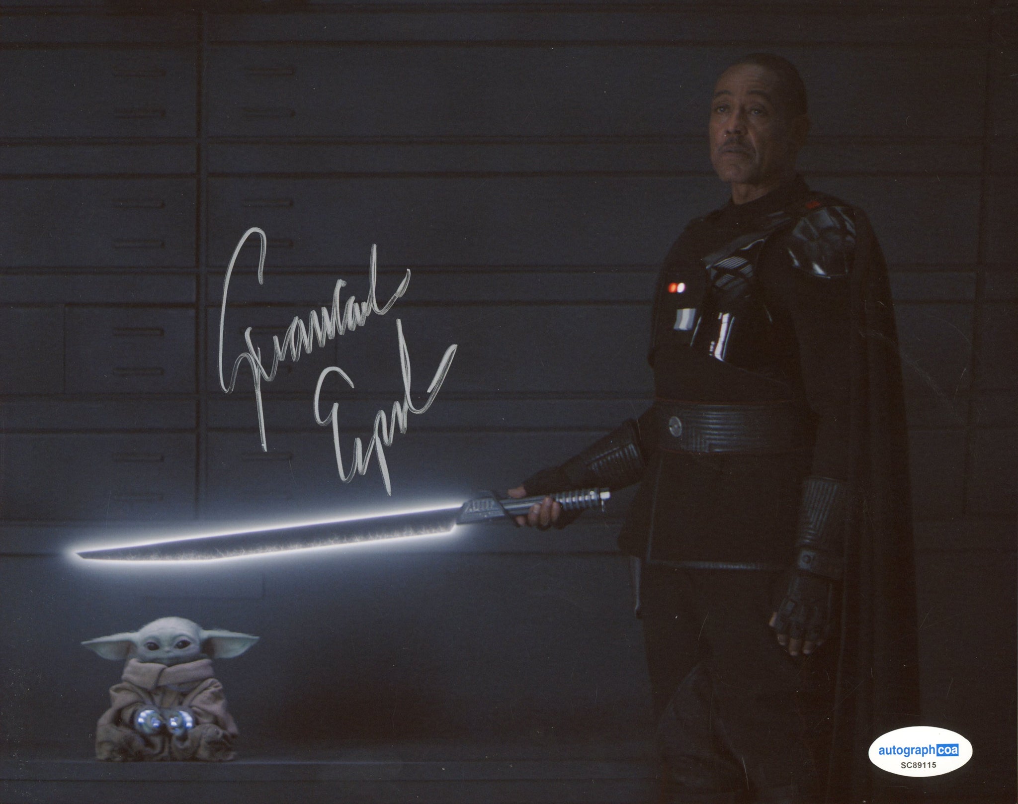 Giancarlo Esposito Mandalorian Signed Autograph 8x10 Photo ACOA