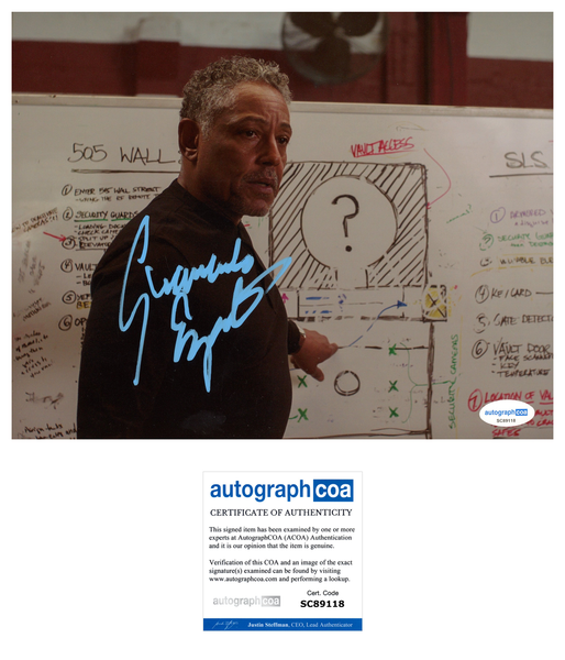 Giancarlo Esposito Parish Signed Autograph 8x10 Photo