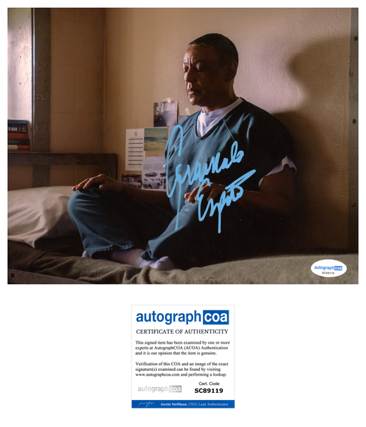 Giancarlo Esposito Parish Signed Autograph 8x10 Photo