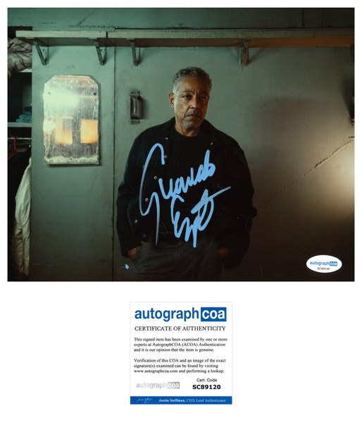 Giancarlo Esposito Parish Signed Autograph 8x10 Photo ACOA