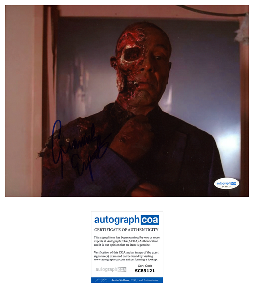 Giancarlo Esposito Breaking Bad Signed Autograph 8x10 Photo ACOA