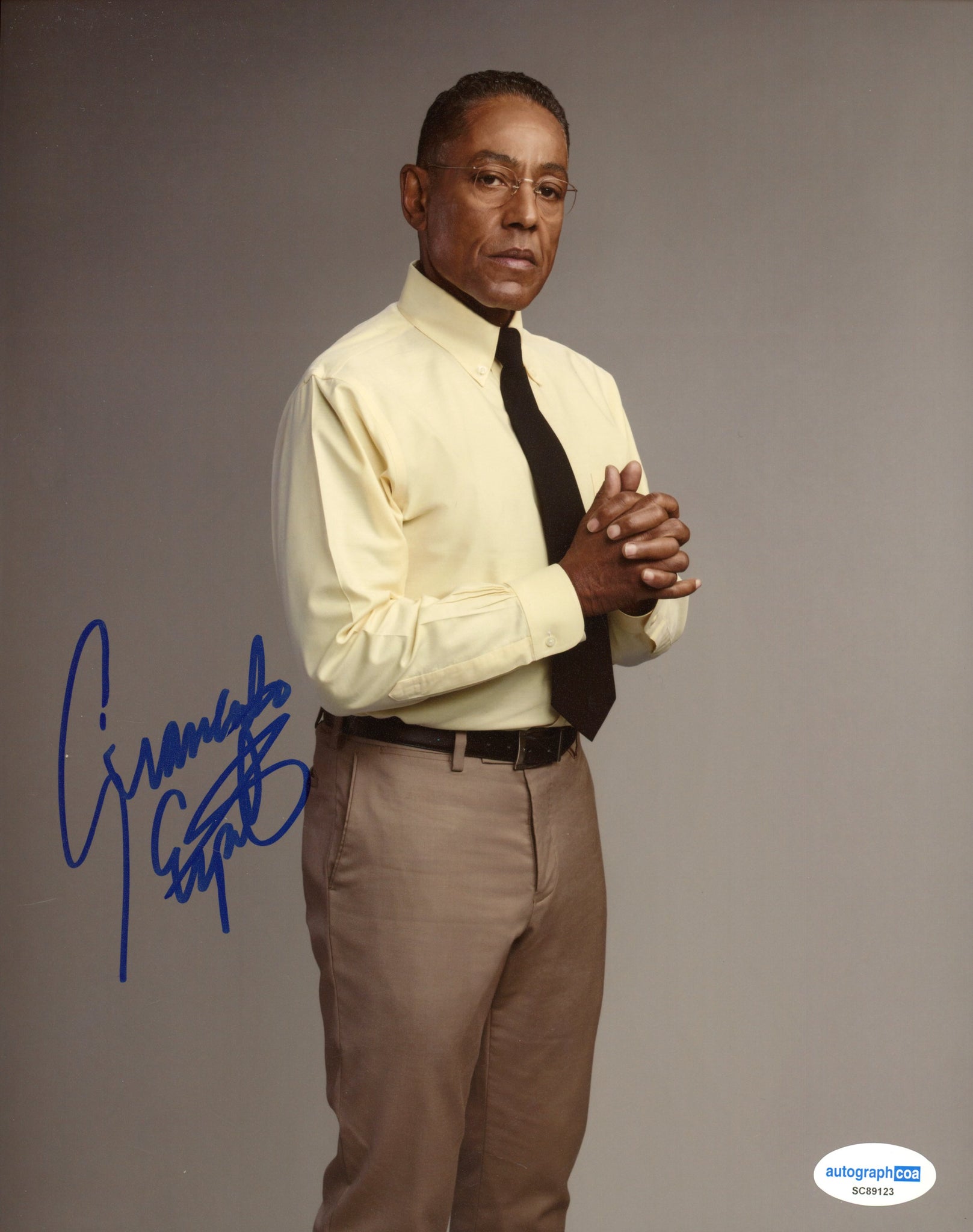 Giancarlo Esposito Breaking Bad Signed Autograph 8x10 Photo ACOA