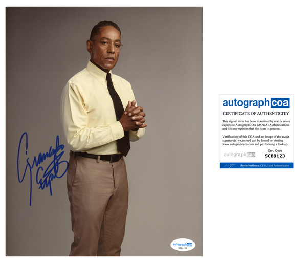 Giancarlo Esposito Breaking Bad Signed Autograph 8x10 Photo ACOA