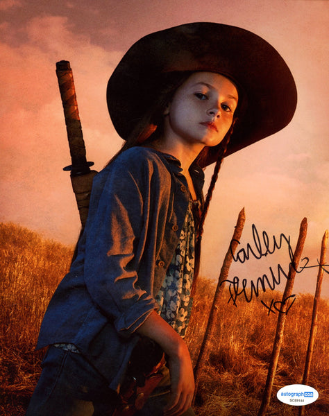 Cailey Fleming Walking Dead Signed Autograph 8x10 Photo ACOA