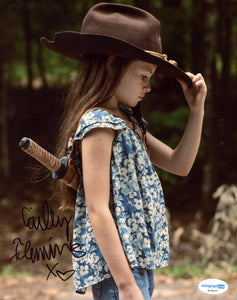 Cailey Fleming Walking Dead Signed Autograph 8x10 Photo ACOA