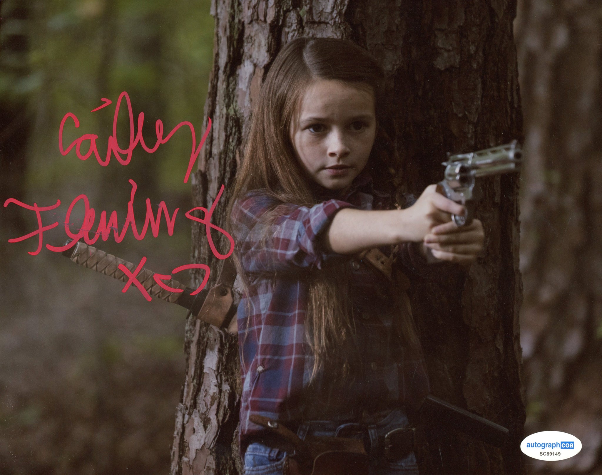 Cailey Fleming Walking Dead Signed Autograph 8x10 Photo ACOA