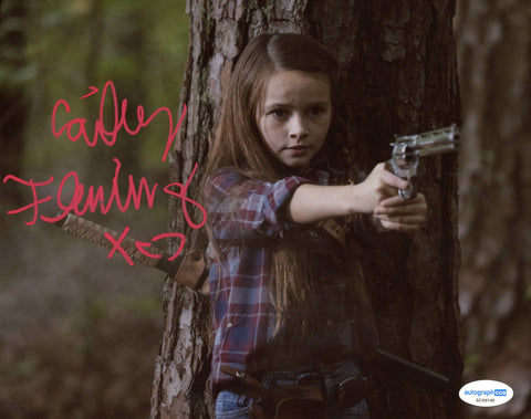 Cailey Fleming Walking Dead Signed Autograph 8x10 Photo ACOA