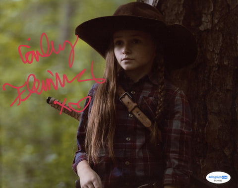 Cailey Fleming Walking Dead Signed Autograph 8x10 Photo ACOA