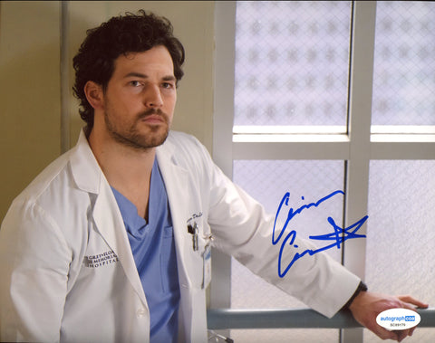 Giacomo Gianniotti Grey's Anatomy Signed Autograph 8x10 Photo ACOA