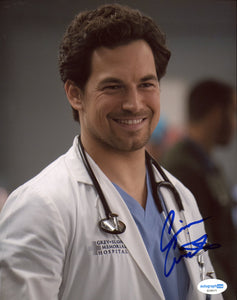 Giacomo Gianniotti Grey's Anatomy Signed Autograph 8x10 Photo ACOA