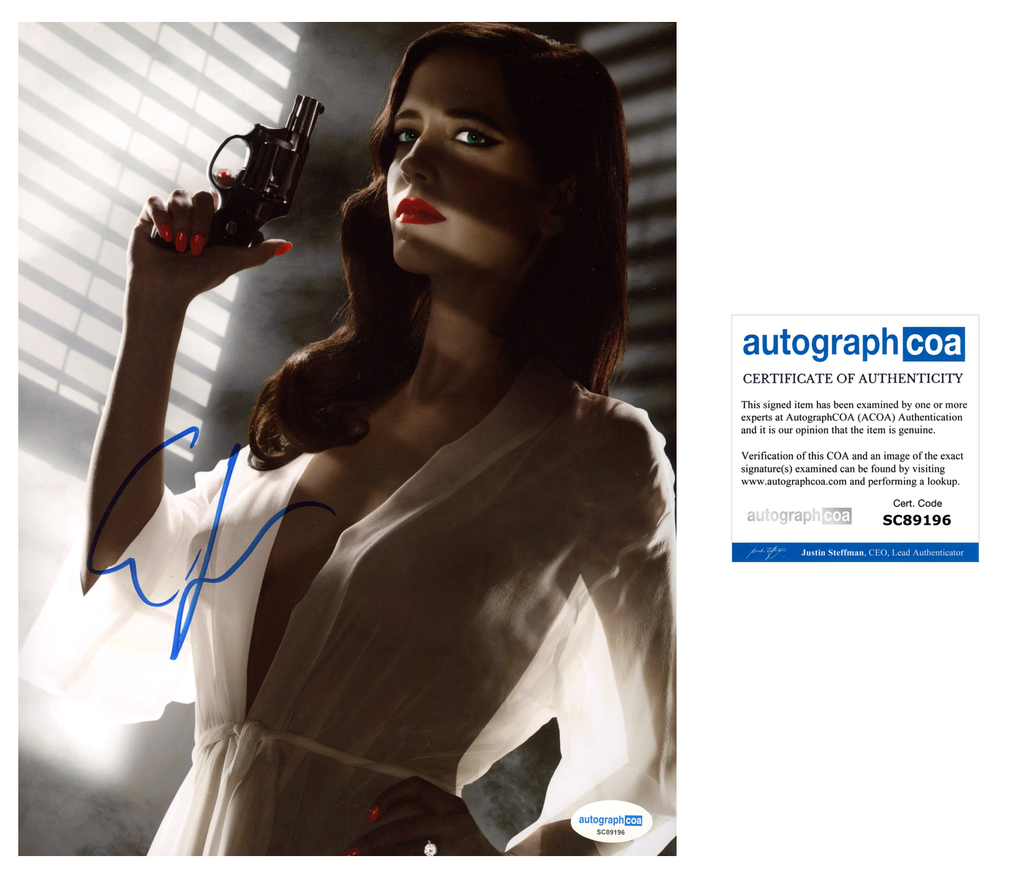 Eva Green Sin City Signed Autograph 8x10 photo ACOA | Outlaw Hobbies  Authentic Autographs