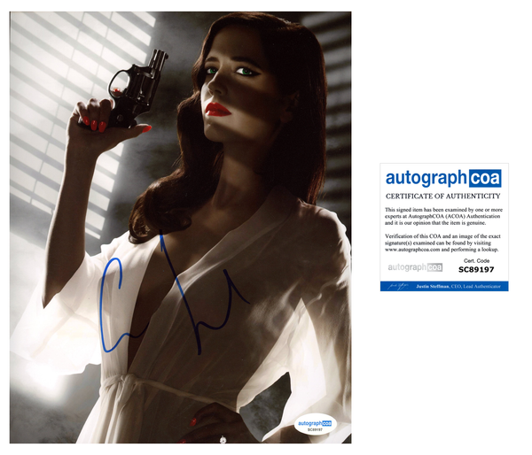 Eva Green Sin City Signed Autograph 8x10 photo ACOA