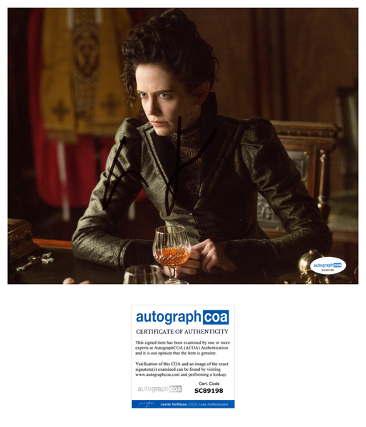 Eva Green Penny Dreadful Signed Autograph 8x10 photo ACOA