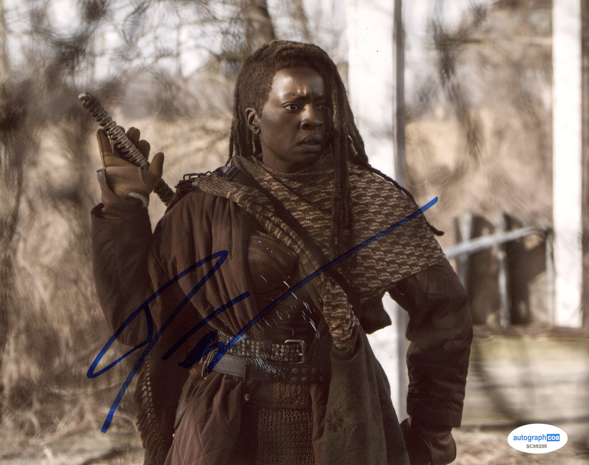 Danai Gurira Walking Dead Signed Autograph 8x10 Photo ACOA