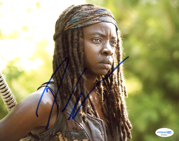 Danai Gurira Walking Dead Signed Autograph 8x10 Photo ACOA