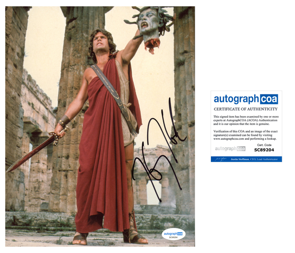 Harry Hamlin Clash of the Titans Signed Autograph 8x10 Photo ACOA