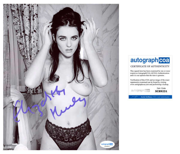 Elizabeth Hurley Sexy Signed Autograph 8x10 photo