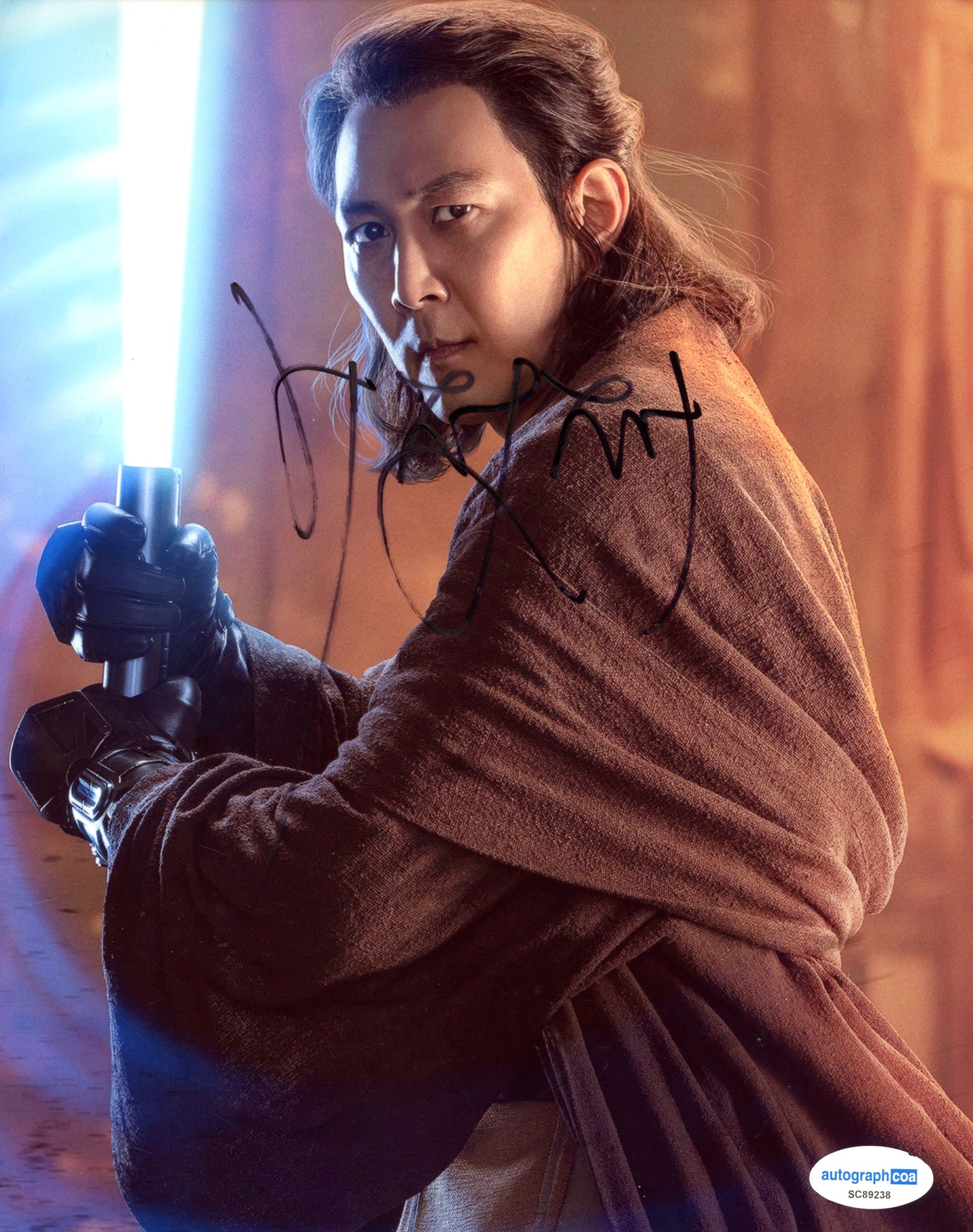 Lee Jung Jae Acolyte Signed Autograph 8x10 Photo ACOA