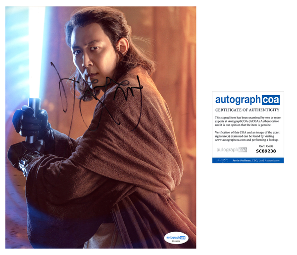 Lee Jung Jae Acolyte Signed Autograph 8x10 Photo ACOA