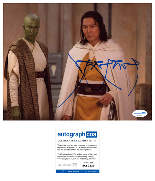 Lee Jung Jae Acolyte Signed Autograph 8x10 Photo ACOA